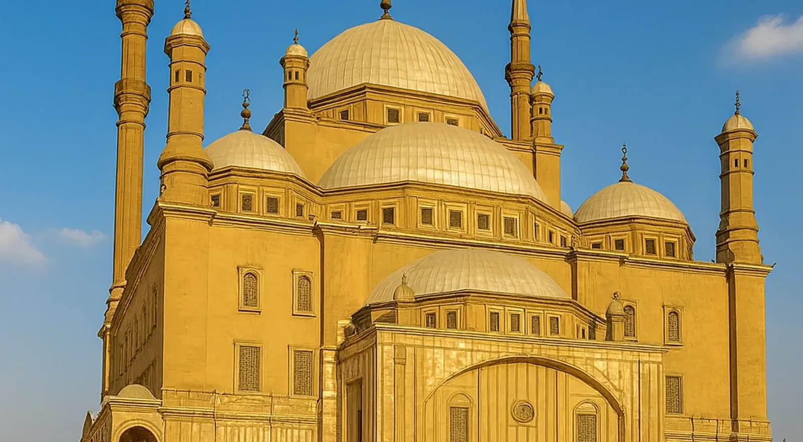 La mezquita de Muhammad Ali, con sus cúpulas y minaretes, en la Ciudadela de Saladino